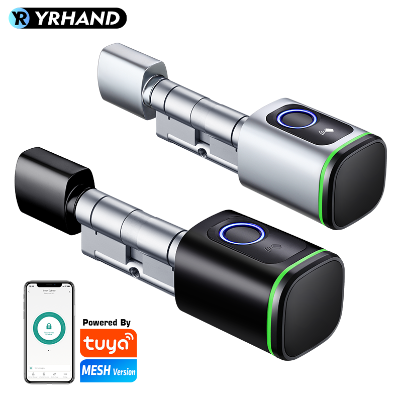 Smart Garden Door Lock - ยูโร ทูยา สมาร์ทล็อคอิเล็กทรอนิกส์แบบสแกนลายนิ้วมือพร้อมกระบอกกุญแจ ยูโร ทูยา สมาร์ทล็อค