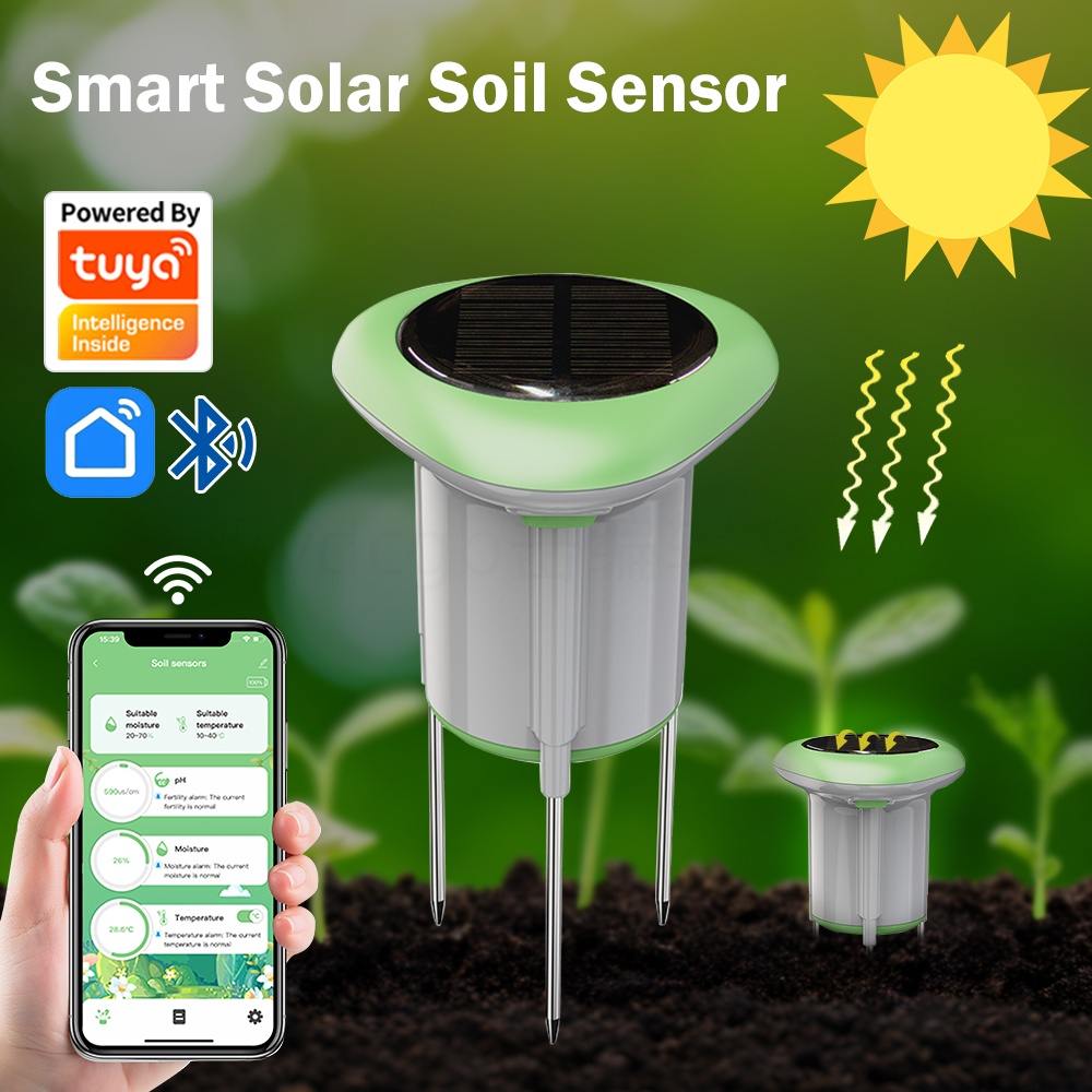 Smart Urban Garden - เซ็นเซอร์วัดความชื้นในดินอัจฉริยะ Tuya WIFI พร้อมระบบตรวจวัดค่า EC อุณหภูมิ
