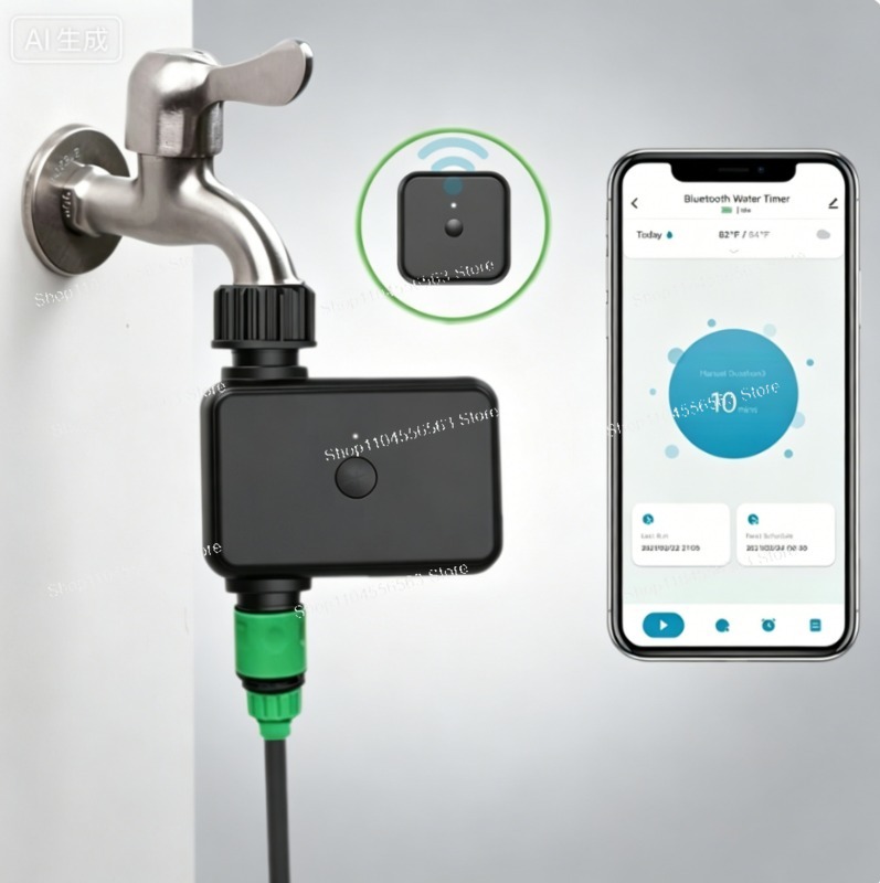 App Smart Garden - ตัวตั้งเวลาควบคุมการรดน้ำสวนอัจฉริยะผ่าน WiFi: ตัวควบคุมระบบน้ำหยดอัตโนมัติ, ควบคุมวาล์วน้ำผ่านแอปพลิเคชันสำหรับสนามหญ้า