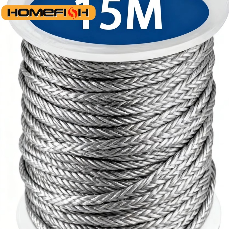 Smart Garden Fence - ชุดสายเคเบิลสแตนเลส 15 เมตร สำหรับงานหนัก ใช้ในสวน ระเบียง