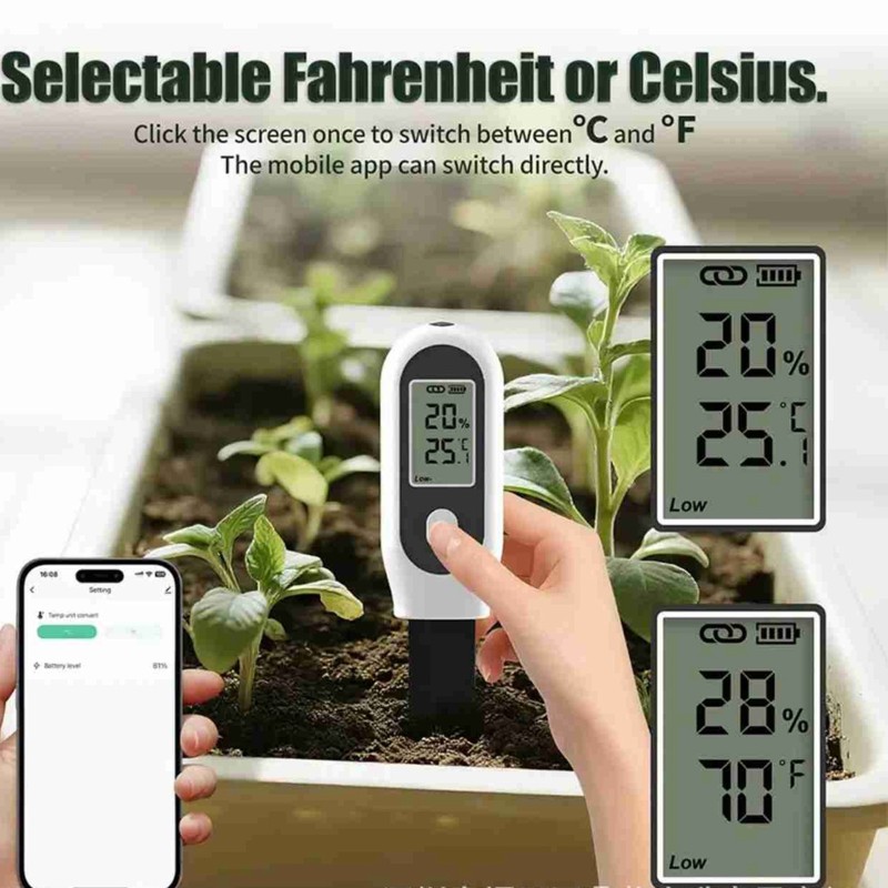 Smart Garden Home Assistant - ABYN-Smart สำหรับเซ็นเซอร์วัดความชื้นในดิน Tuya 3 in 1