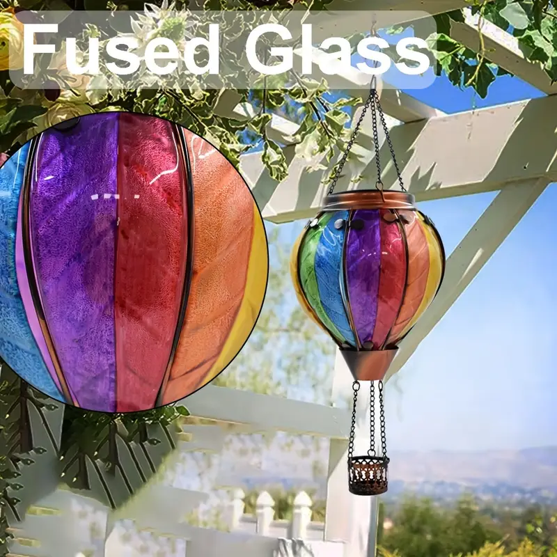 Smart Garden Balloon - คริสต์มาสโคมไฟแขวนพลังงานแสงอาทิตย์บอลลูนไฟกลางแจ้งกันน้ำโคมไฟตกแต่งสำหรับลานบ้านลานตกแต่งบ้าน