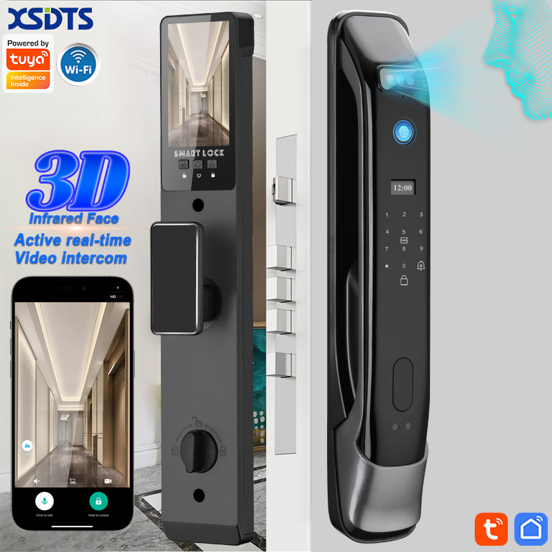 Smart Garden Door Lock - 3D Real-time Intercom Face Recognition ประตูดิจิตอลล็อคด้วยกล้องลายนิ้วมือรหัสผ่านปลดล็อค