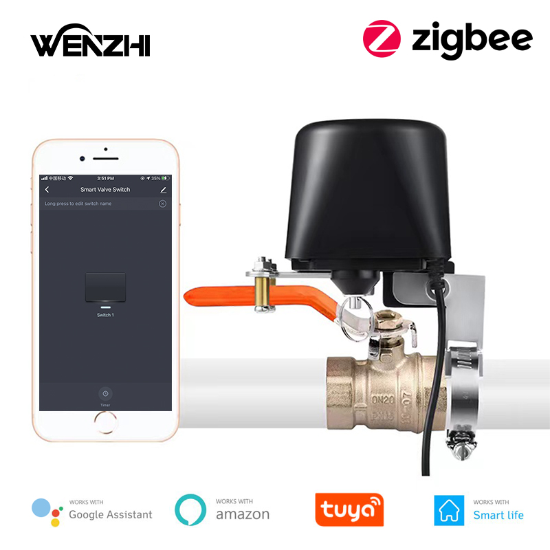 Smart Garden Irrigation System - ZigBee น้ํา/วาล์วแก๊สรีโมทคอนโทรลระบบสําหรับ Gate Plant Timer สวนชลประทาน