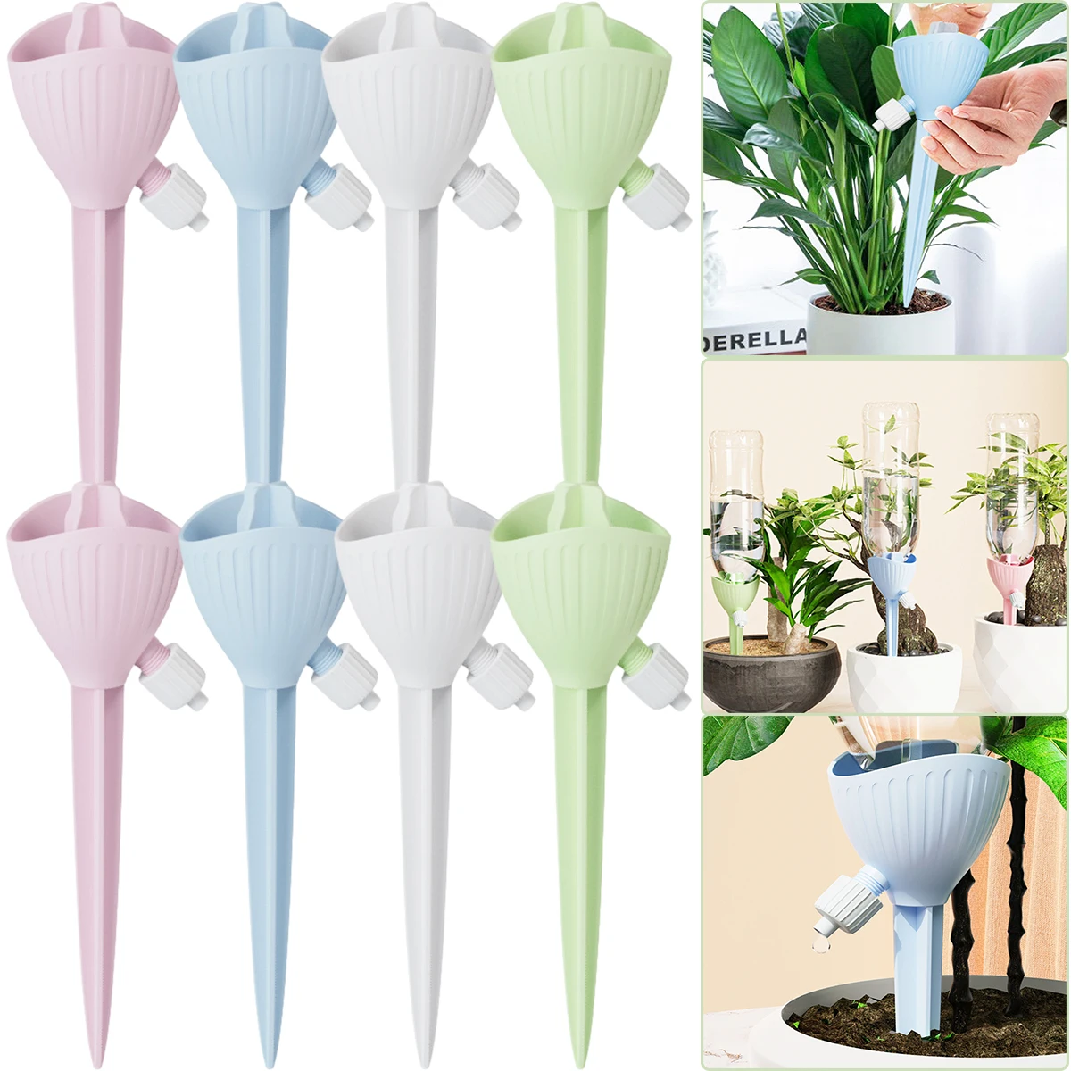 Smart Urban Garden - อัพเกรดระบบชลประทานหยดอัตโนมัติ Self Watering SPIKE ดอกไม้เรือนกระจกสวนปรับ Auto