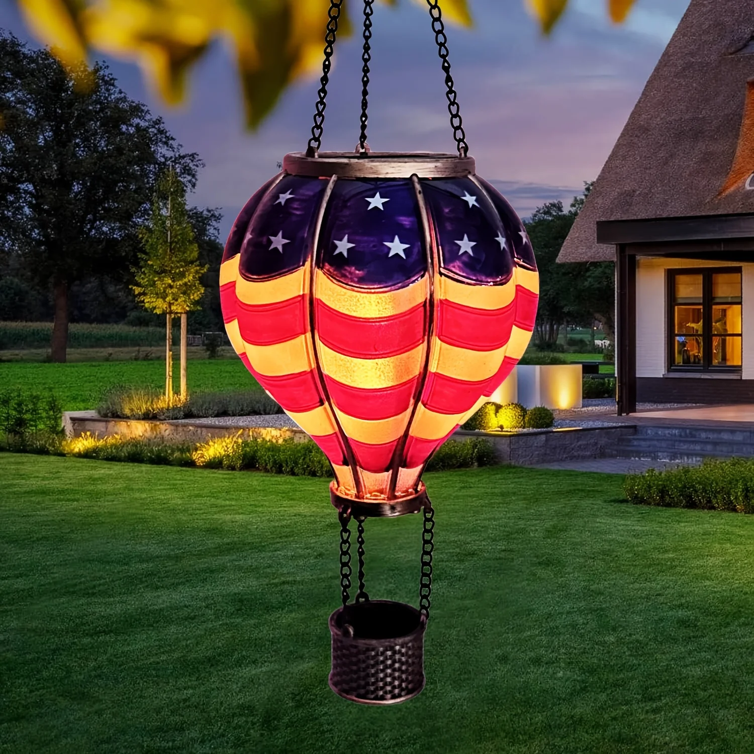 โคมไฟบอลลูนลมร้อนพลังงานแสงอาท - Smart Garden Balloon บทวิจารณ์และราคา