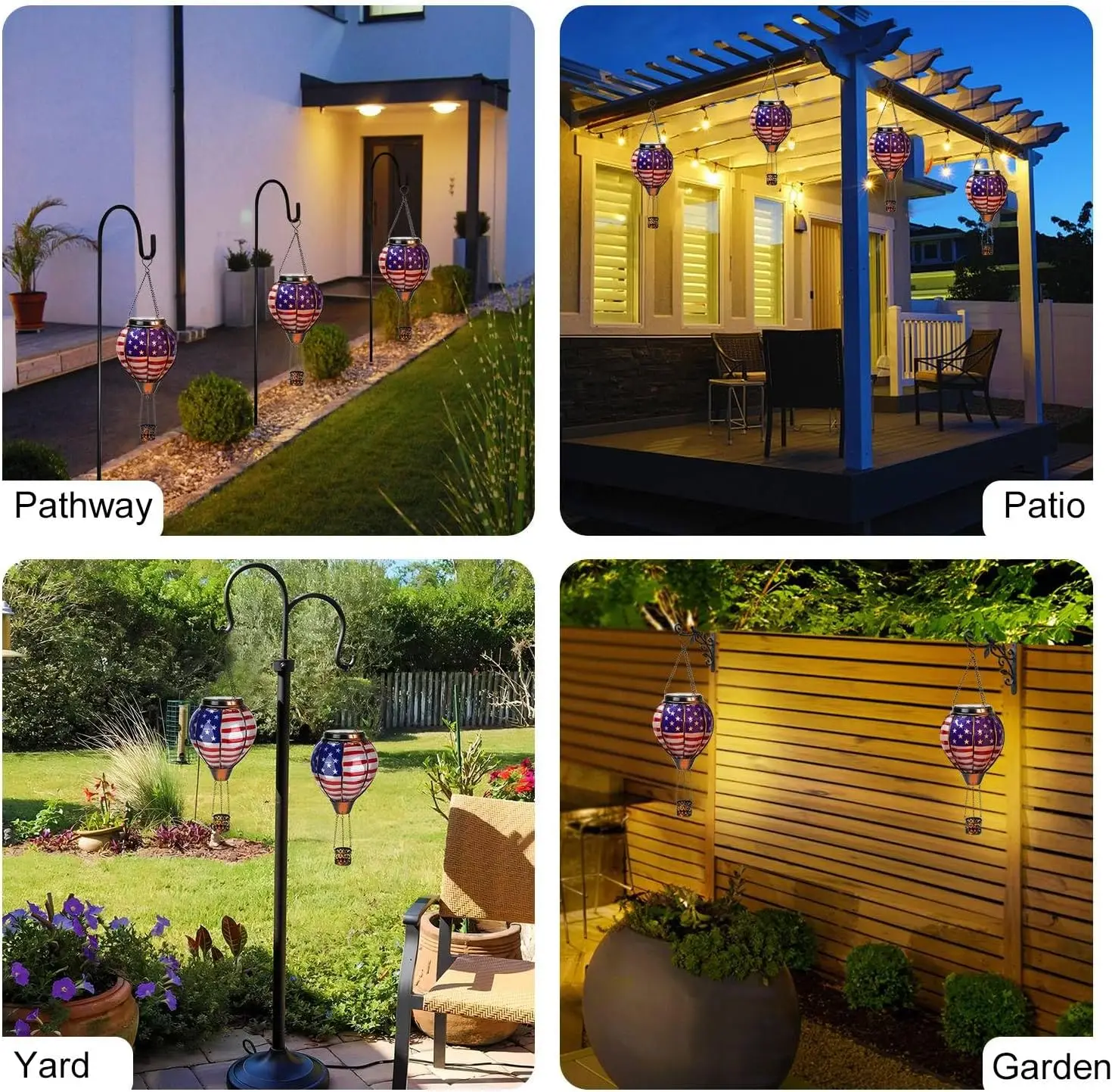 โคมไฟบอลลูนลมร้อนพลังงานแสงอาท - Smart Garden Balloon บทวิจารณ์และราคา