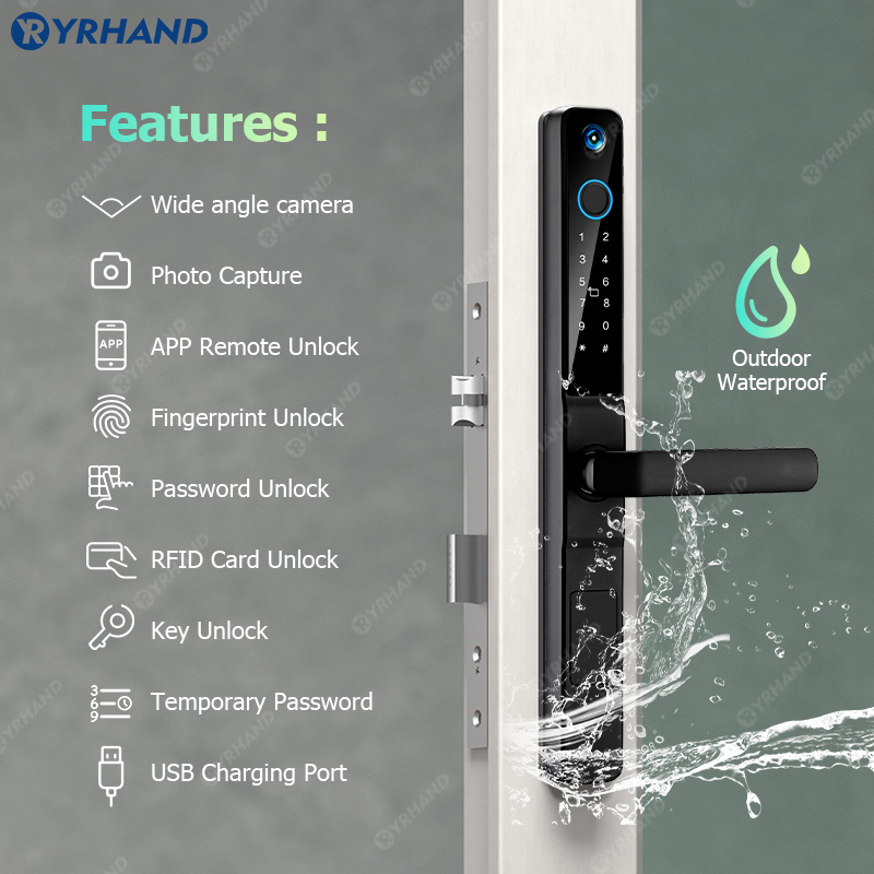 Yrhand IP66ตาแมวตาแมวกันน้ำตาแ - Smart Garden Door Lock บทวิจารณ์และราคา
