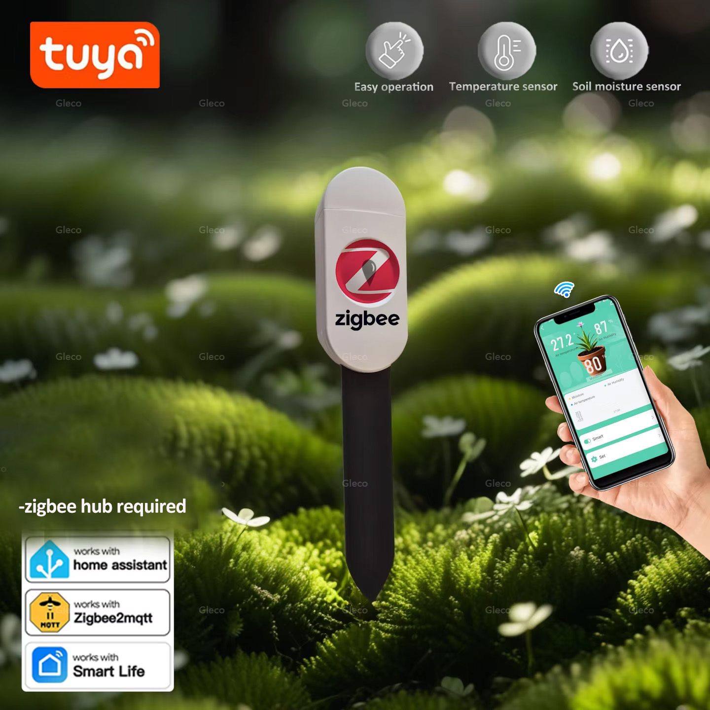 เครื่องวัดความชื้นในดิน Tuya S - Smart Urban Garden บทวิจารณ์และราคา
