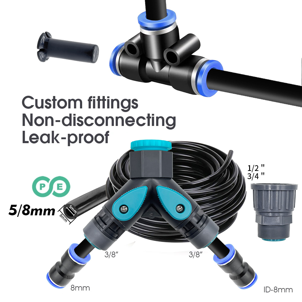 ชุดหัวฉีดน้ำสำหรับสวนพร้อมสาย  - Smart Garden Irrigation System บทวิจารณ์และราคา