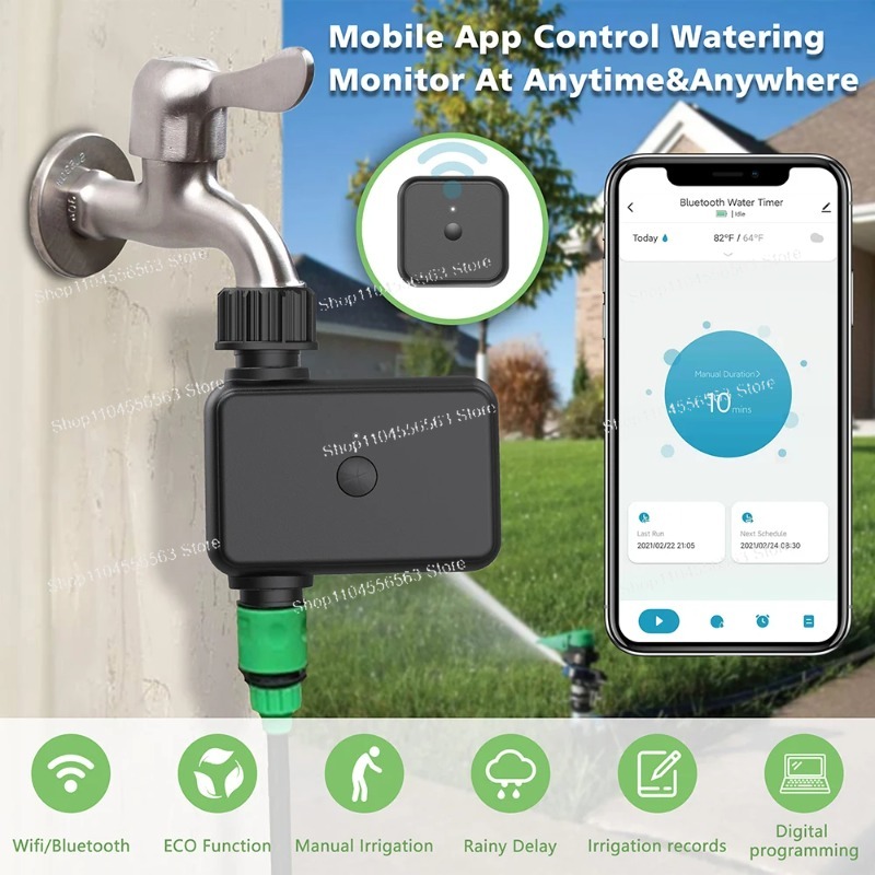 ตัวตั้งเวลาควบคุมการรดน้ำสวนอั - App Smart Garden บทวิจารณ์และราคา