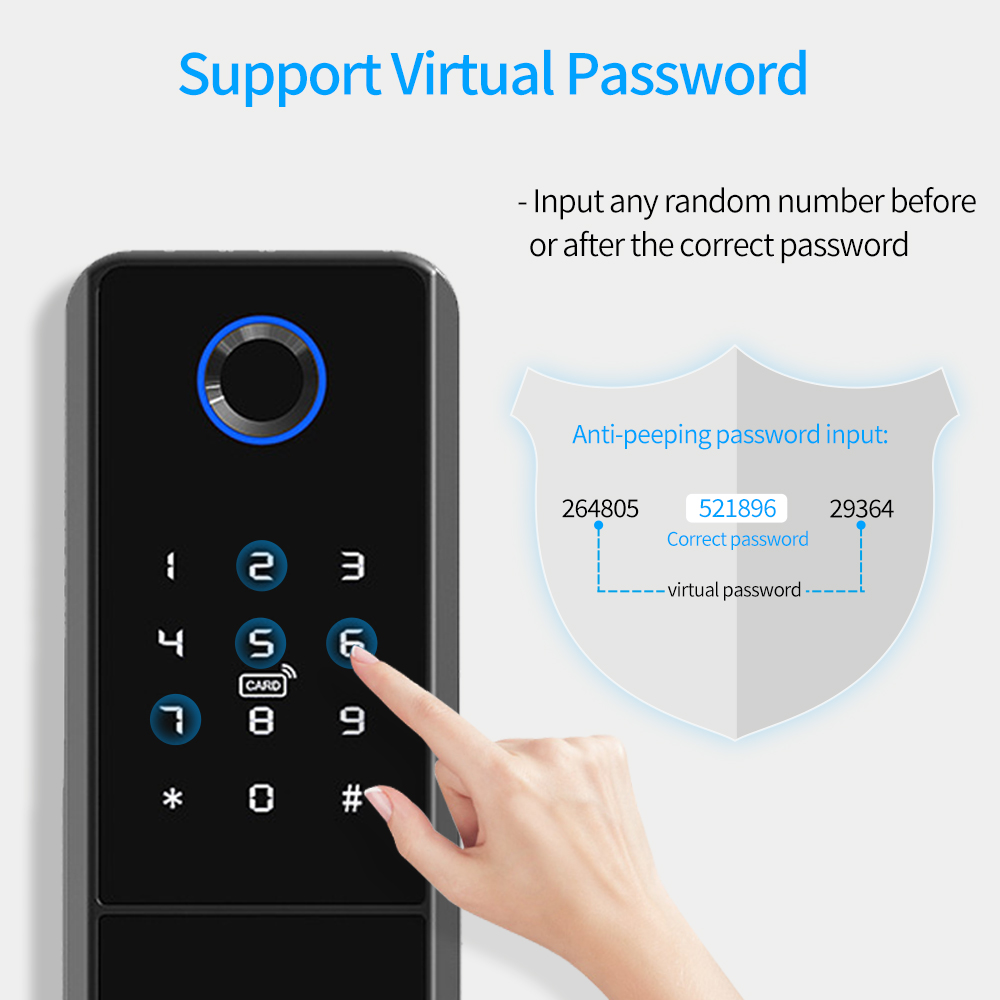 IP65 กันน้ํา TTLock ลายนิ้วมือ - Smart Garden Door Lock บทวิจารณ์และราคา