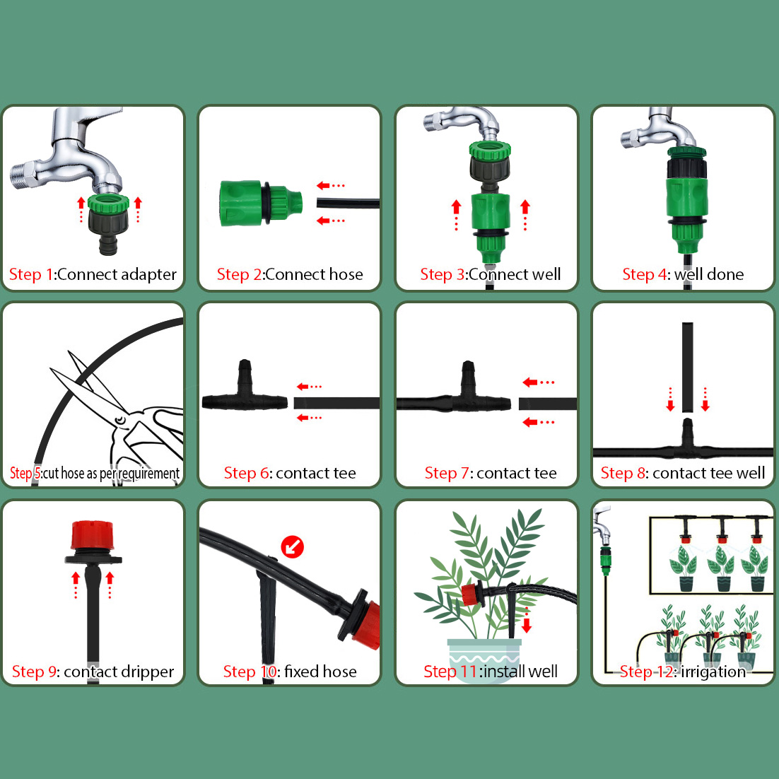 ระบบรดน้ำแบบหยดอัตโนมัติสำหรับ - Smart Urban Garden บทวิจารณ์และราคา