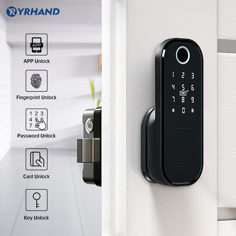 Tuya ลายนิ้วมือประตูล็อคกันน้ํ - Smart Garden Door Lock บทวิจารณ์และราคา