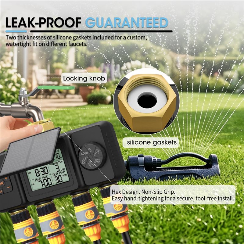 AB42-ตัวตั้งเวลาการรดน้ำด้วยพล - Smart Garden Timer บทวิจารณ์และราคา