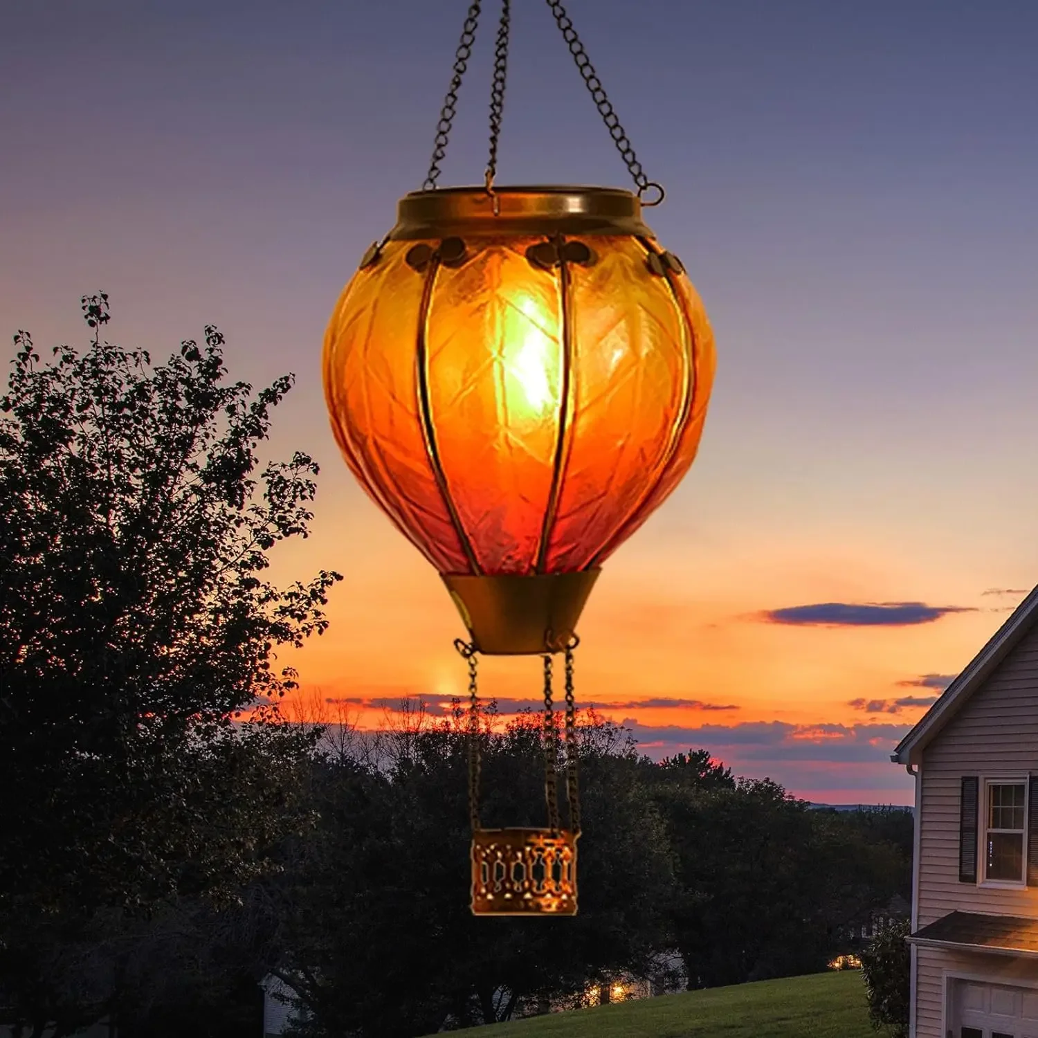 คริสต์มาสโคมไฟแขวนพลังงานแสงอา - Smart Garden Balloon บทวิจารณ์และราคา