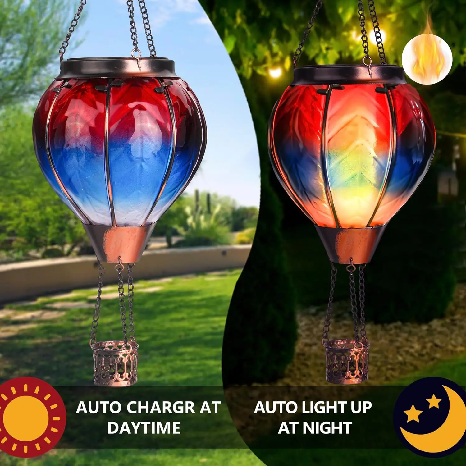 คริสต์มาสโคมไฟแขวนพลังงานแสงอา - Smart Garden Balloon บทวิจารณ์และราคา