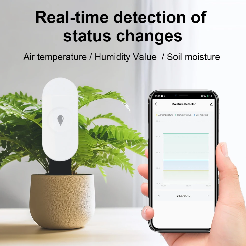 Tuya Zigbee อุณหภูมิความชื้นเค - App Smart Garden บทวิจารณ์และราคา
