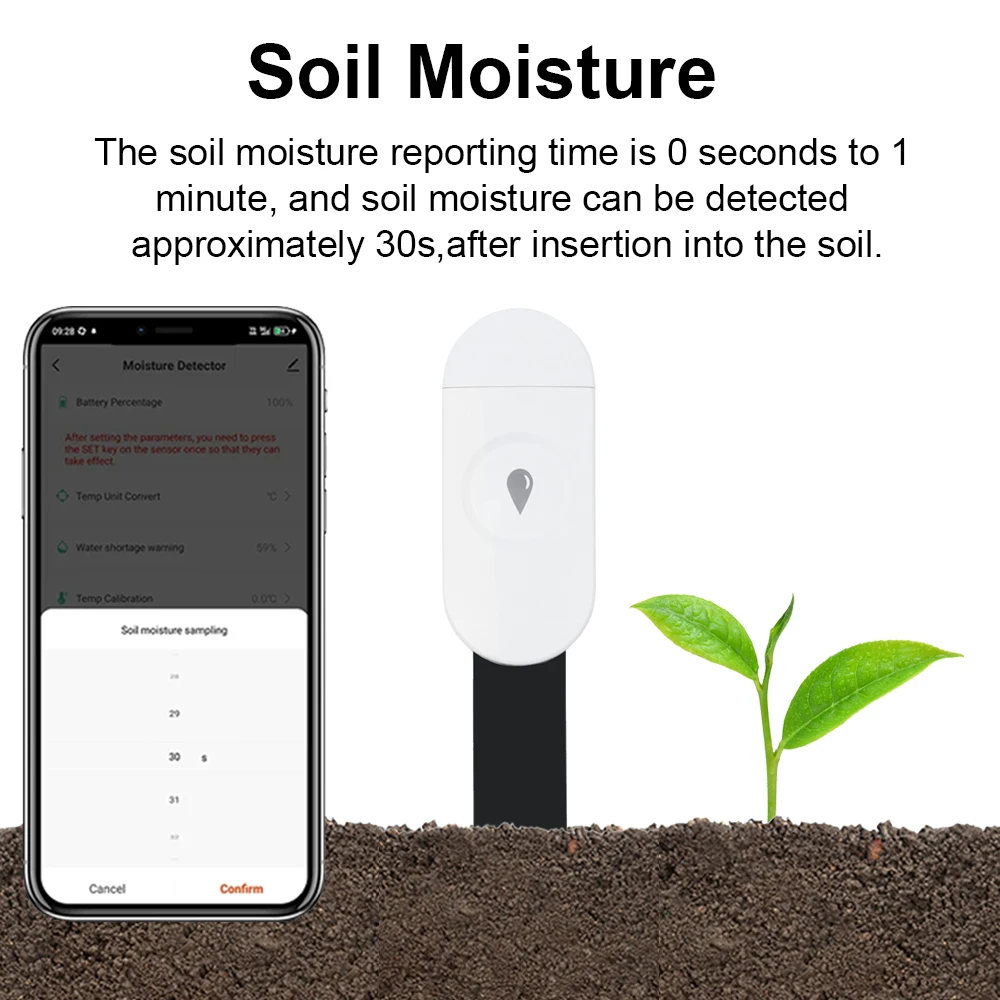 Tuya Zigbee อุณหภูมิความชื้นเค - App Smart Garden บทวิจารณ์และราคา
