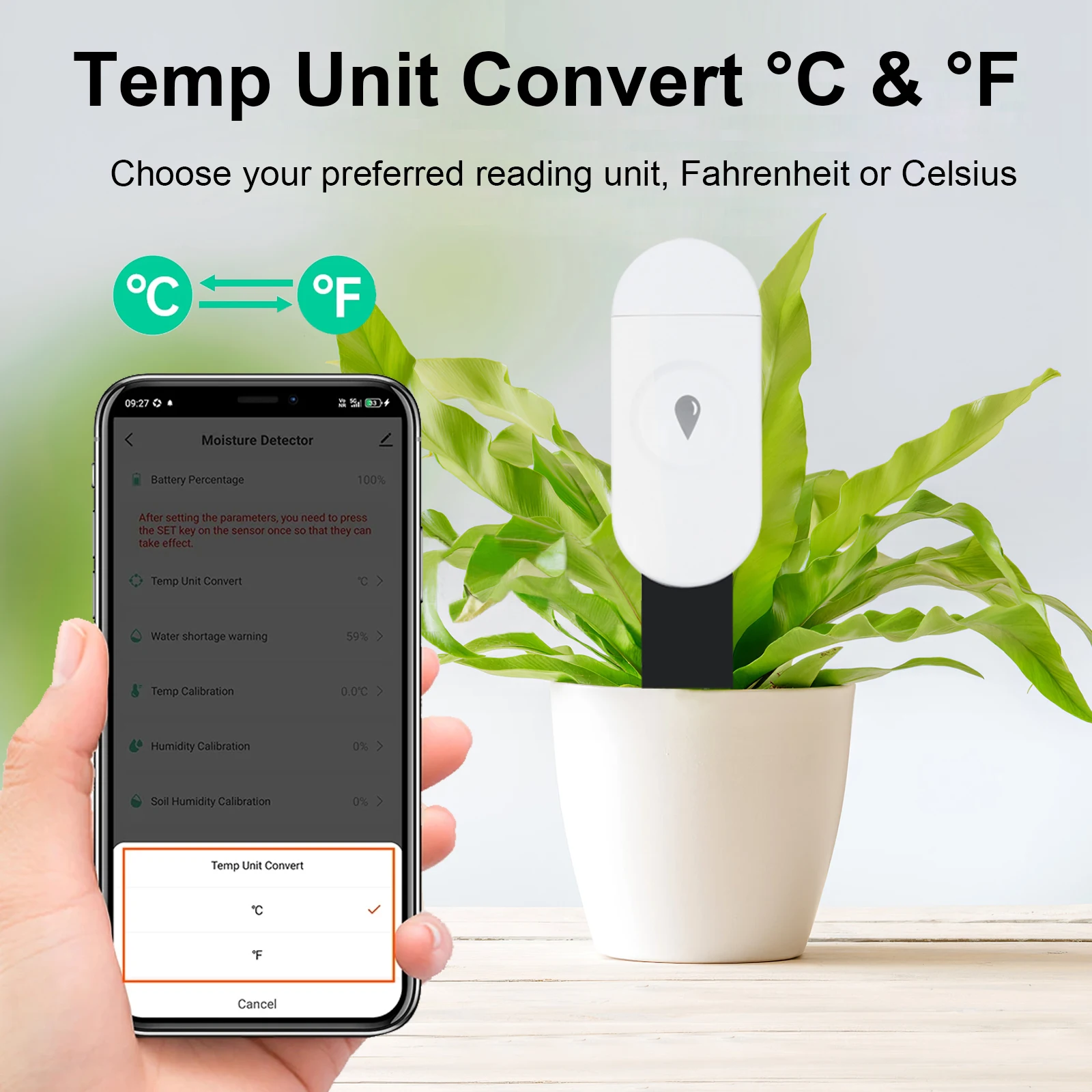 Tuya Zigbee อุณหภูมิความชื้นเค - App Smart Garden บทวิจารณ์และราคา