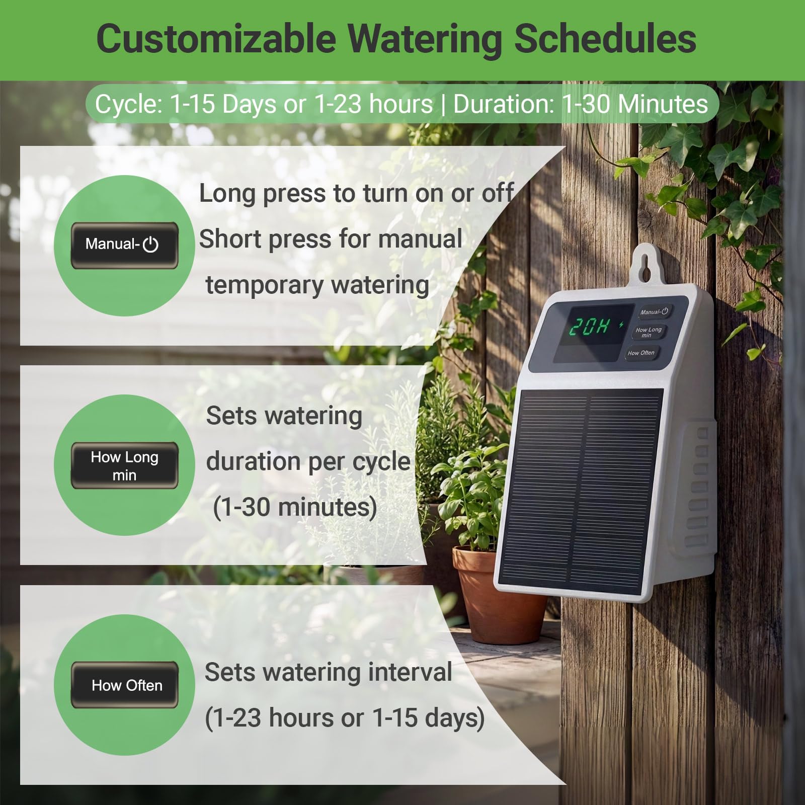 ระบบให้น้ำหยดด้วยพลังงานแสงอาท - Smart Urban Garden บทวิจารณ์และราคา