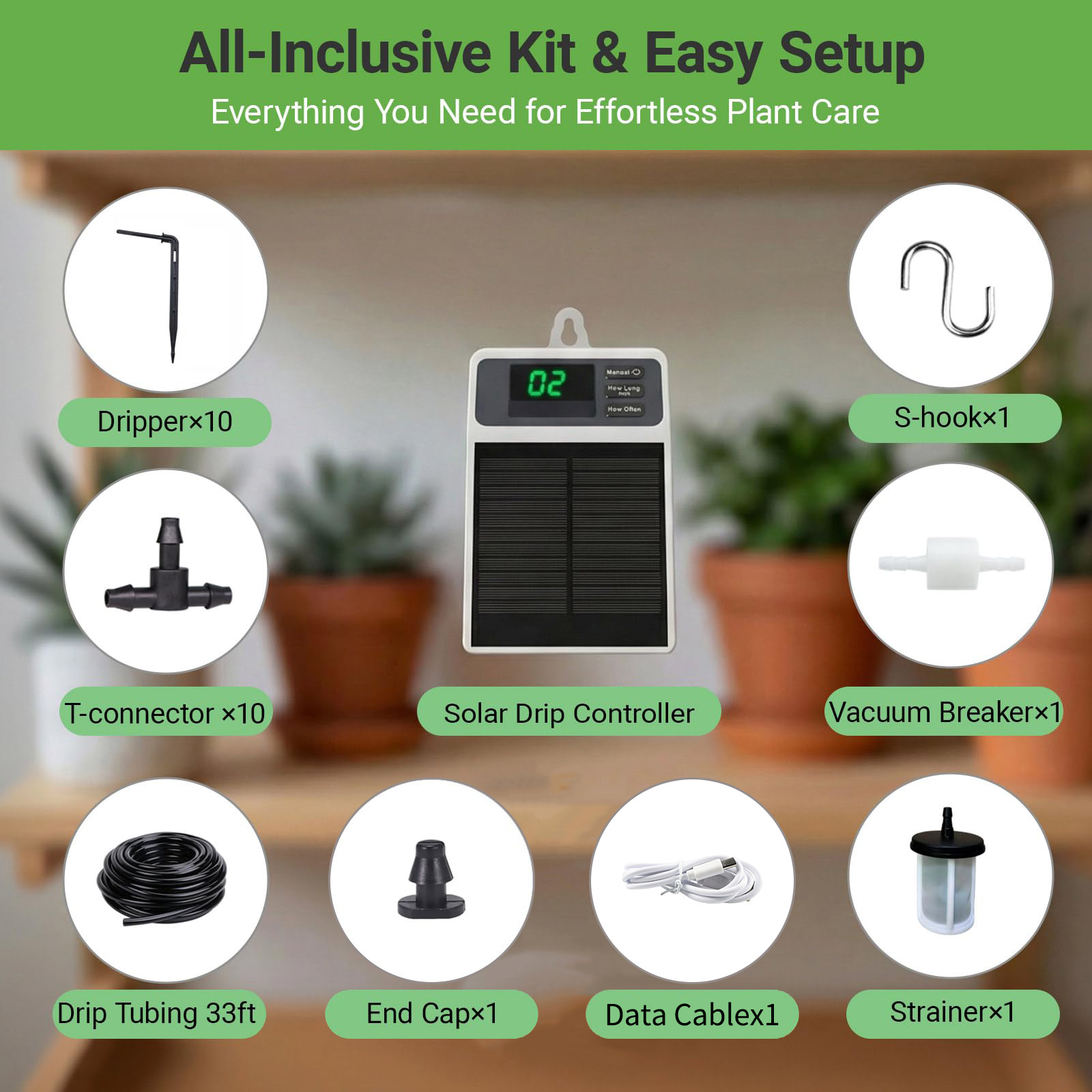 ระบบให้น้ำหยดด้วยพลังงานแสงอาท - Smart Urban Garden บทวิจารณ์และราคา