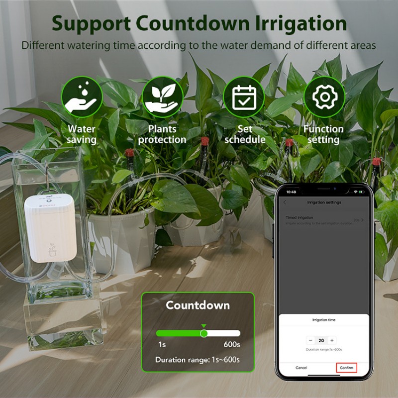 ระบบรดน้ำต้นไม้อัจฉริยะ ชุดระบ - Smart Garden Irrigation System บทวิจารณ์และราคา
