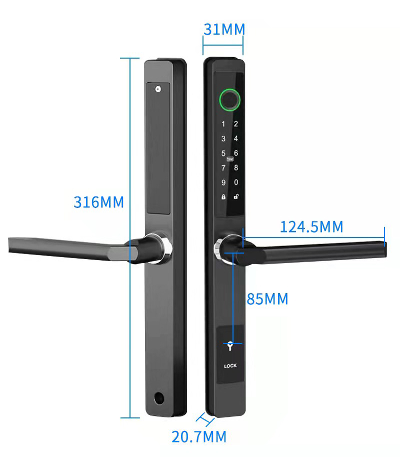 ZHDCOOKEY ล็อคประตูดิจิตอลไบโอ - Smart Garden Door Lock บทวิจารณ์และราคา