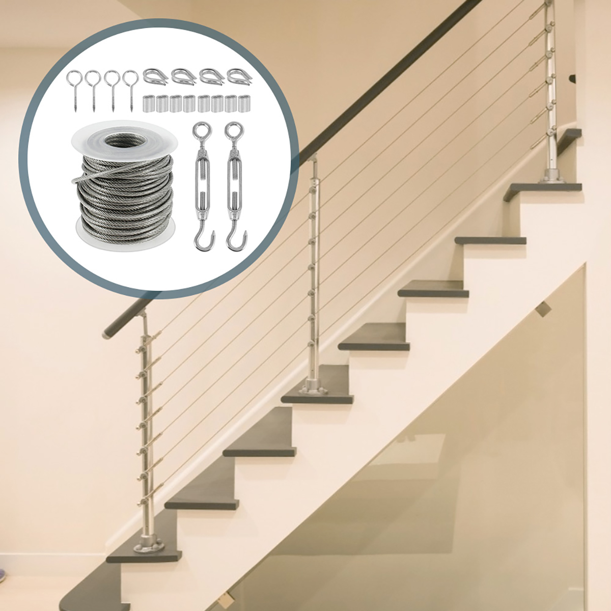 15 M/30 M สายเชือกสแตนเลสสตีล  - Smart Garden Fence บทวิจารณ์และราคา