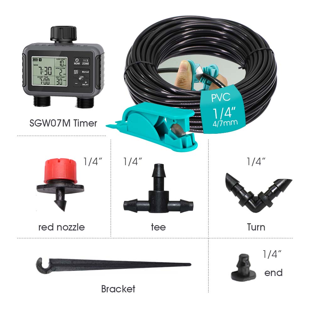จอแสดงผล LCD แบบสองโซนอิสระ ตั - Smart Garden Irrigation System บทวิจารณ์และราคา