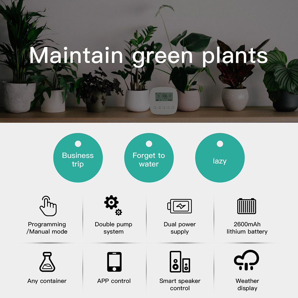 เครื่องรดน้ำอัจฉริยะ WiFi Tuya - Smart Garden Irrigation System บทวิจารณ์และราคา