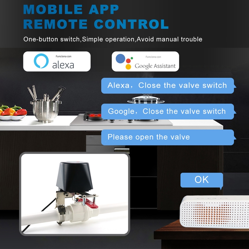 วาล์วแก๊สอัจฉริยะ Tuya พร้อม W - Smart Garden Timer บทวิจารณ์และราคา