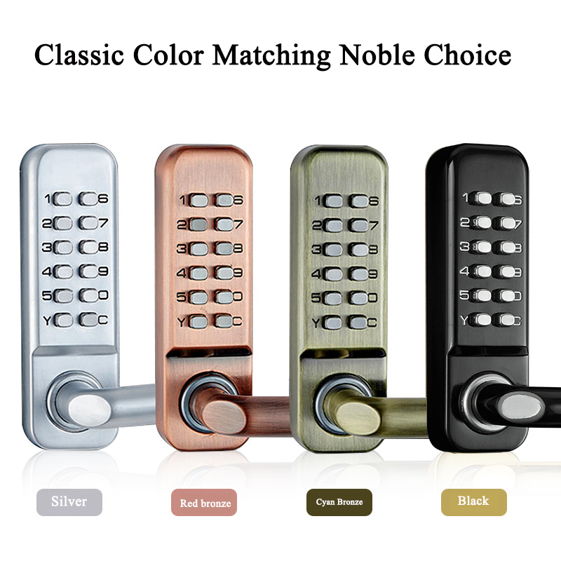 สองด้านยาว Keyless Mechanical  - Smart Garden Door Lock บทวิจารณ์และราคา