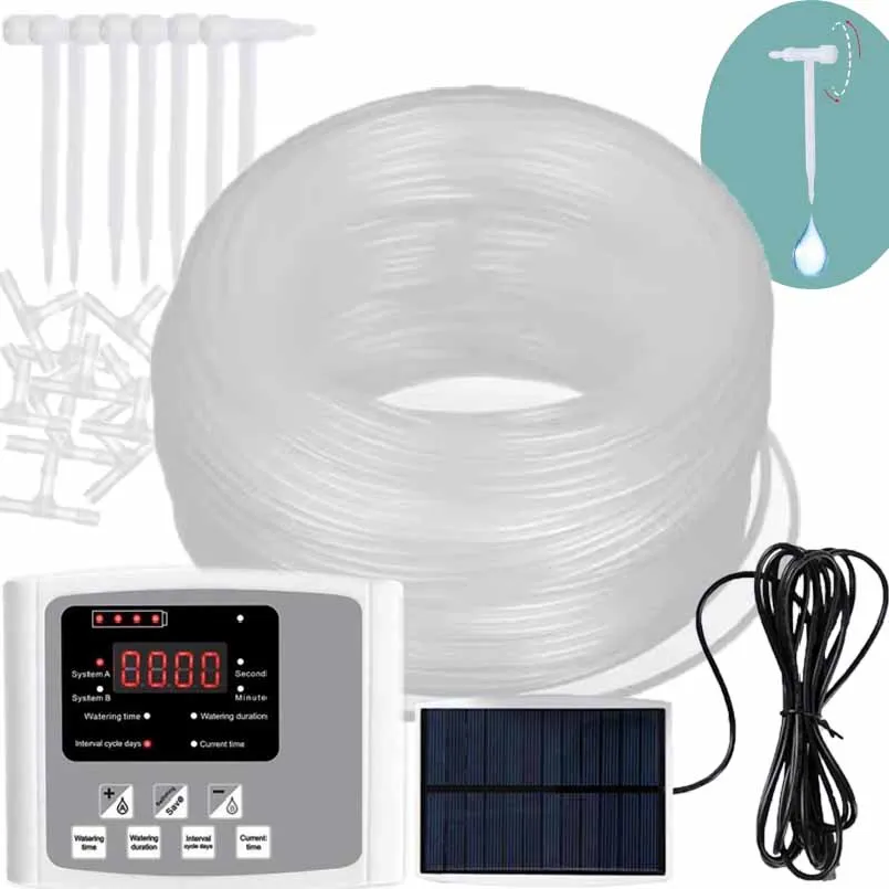 อุปกรณ์รดน้ำหยดแบบปรับได้สำหรั - Smart Garden Irrigation System บทวิจารณ์และราคา